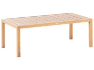 Lounge Set mit Tisch 5-Sitzer ONETA Metall Hellbraun_1031174