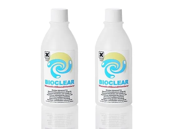 Wasserbett Stoff VINAY 180 x 200 cm Dunkelgrün_970575
