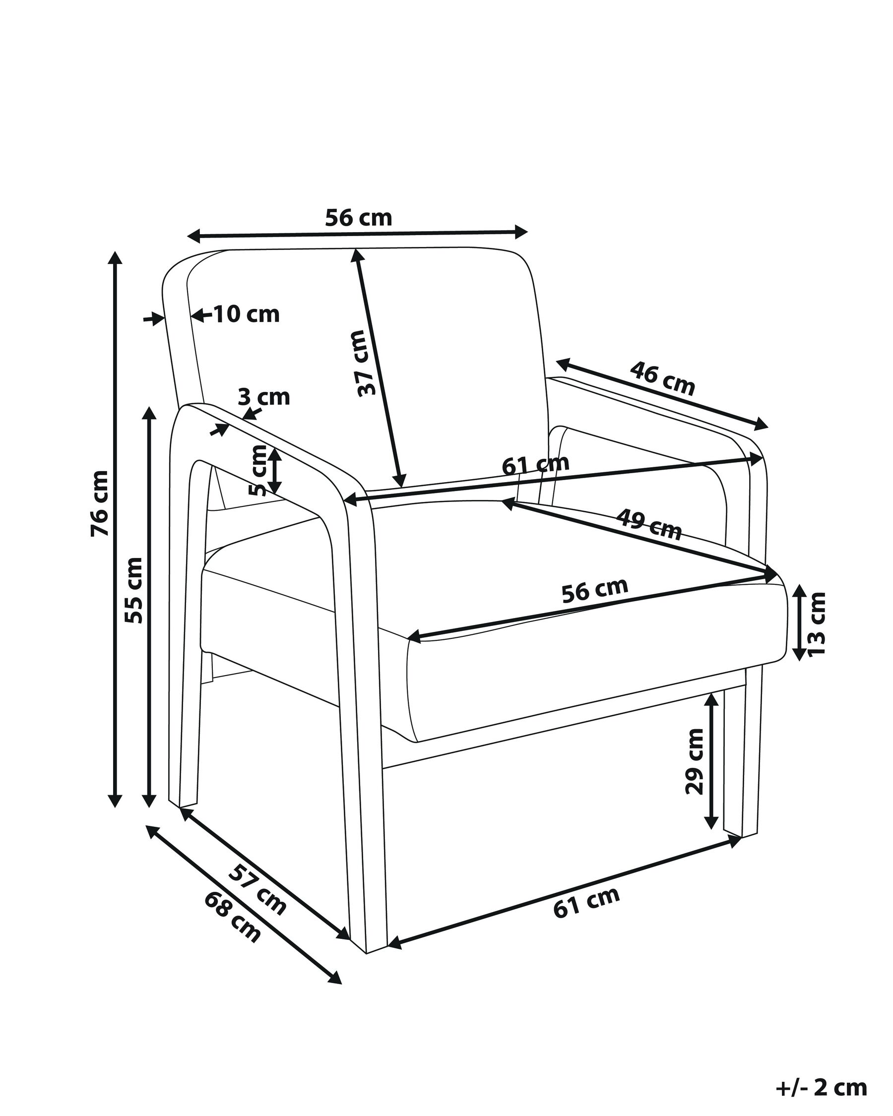 Sessel HJO Bouclé Cremeweiß_927709