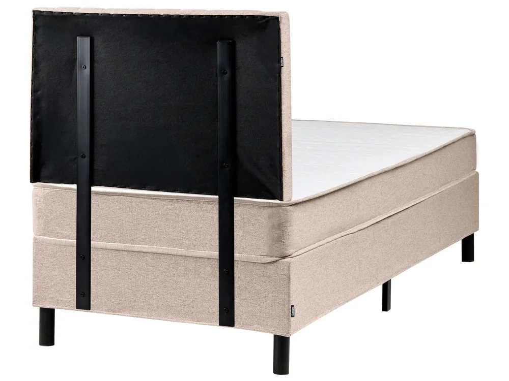 Kontinentalni krevet Tkanina COUNTESS 90 x 200 cm bež_1054206