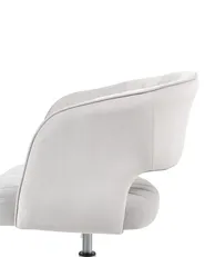 Desk Chair KATONAH Velvet Light Grey_970608