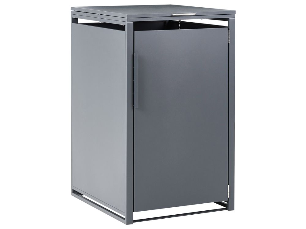 Wheelie Bin Store 240 L PIACENZA Metal Dark Grey