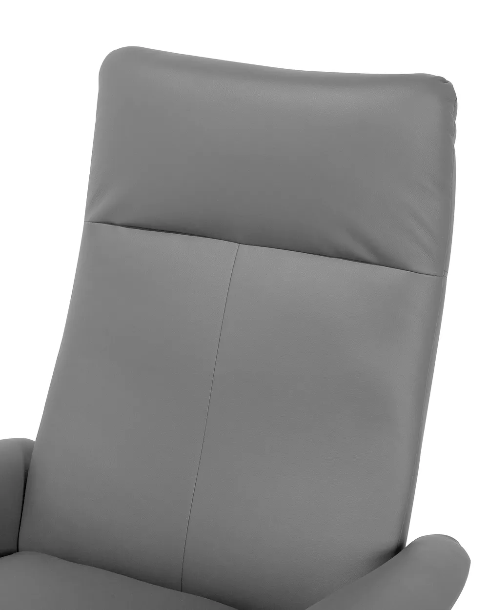 Relaxfauteuil PRIME inclusief voetensteun Kunstleer Grijs_709183