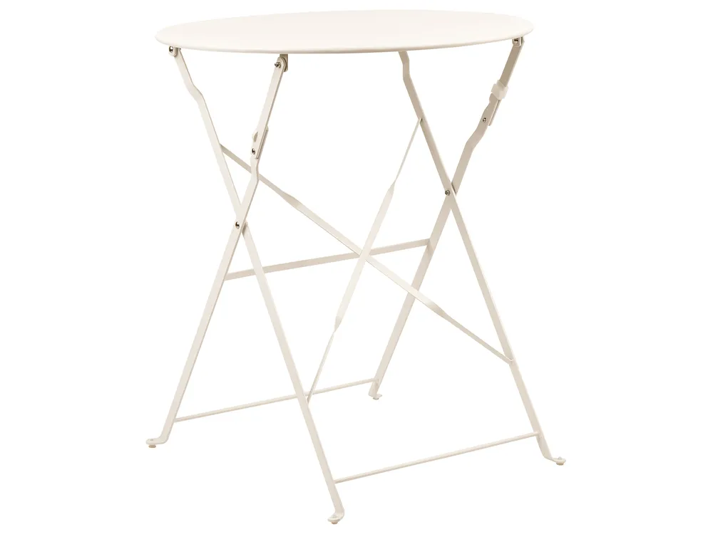 Bistro Set FIORI Metall Cremeweiß_1063532