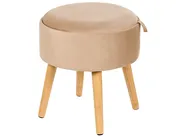 Storage Stool NEELY Velvet Beige_876727