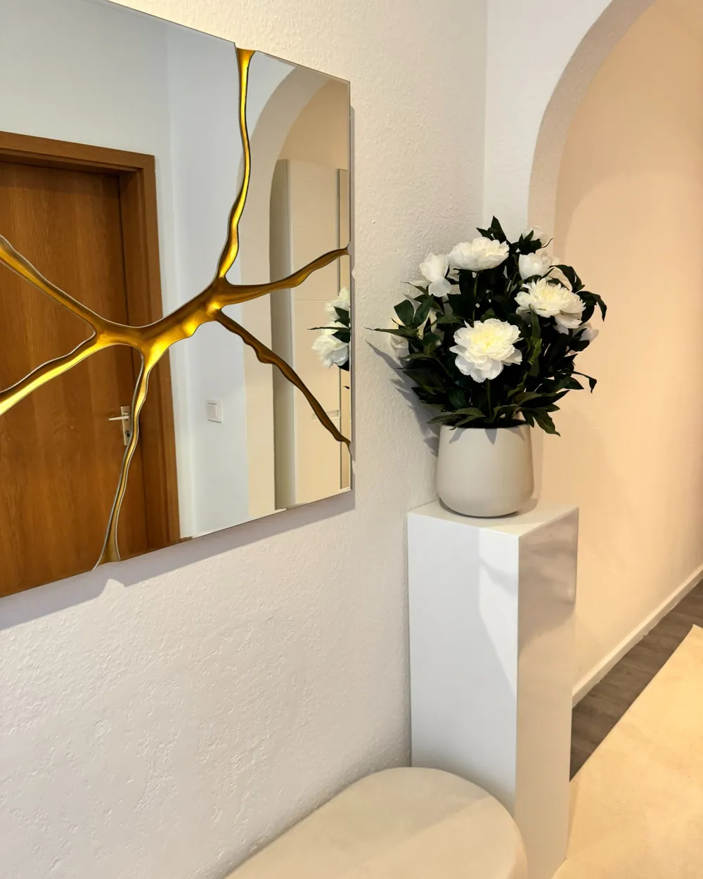 Wall Mirror COOLE 80 cm 80 cm Gold_981601