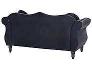 Sofa 2 Seater SKIEN Velvet Black_1171189