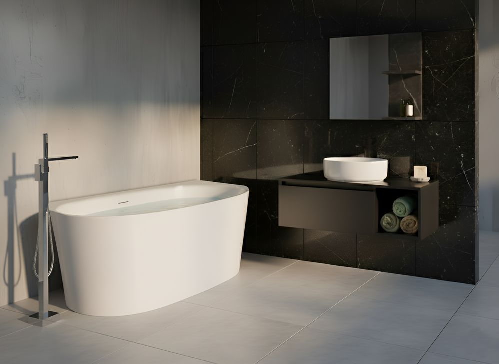 Bathtub PARNAIBA 1500 x 790 mm White