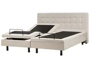 Adjustable Bed Fabric DUKE 180 x 200 cm (EU Super King) Light Beige_973312