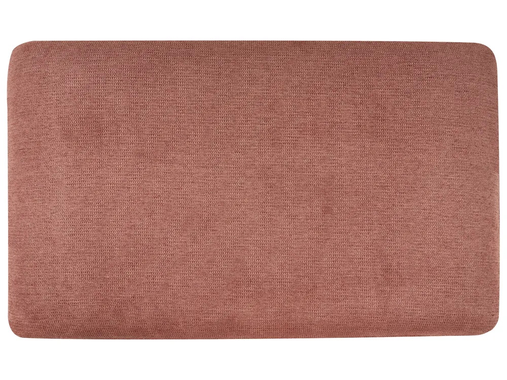 Ecksofa 3-Sitzer MALOY Stoff Hellrot linksseitig_947511