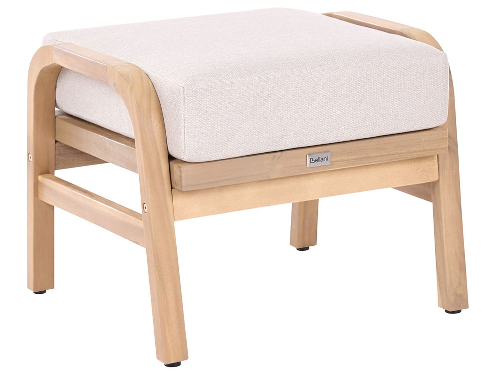 Garden Footstool SUMBA Acacia Wood Light Brown