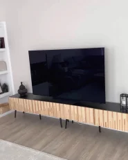 TV Stand DALCROSS Brown/ Black_1171142