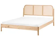 Bett mit Lattenrost Kiefernholz ARCHAIL 160 x 200 cm Hellbraun_1082446