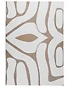 Teppich HARTZ Beige / Weiß 160 x 230 cm