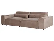 Modular Sofa 2 Seater HELLNAR Fabric Light Brown_912201