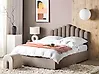 Ottoman Bed VINCENNES Velvet Taupe 180 x 200 cm (EU Super King)