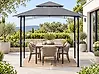 Pavillon NARO 240 cm x 148 cm Metall Grau
