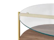 Couchtisch LOVELL Sicherheitsglas Gold_937278