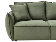 Sofa 3-Sitzer KUNES Stoff Grün_1013198