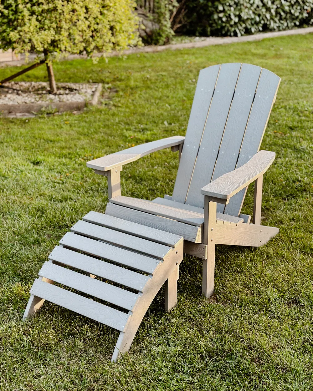 Gartenstuhl ADIRONDACK Hellgrau_933059