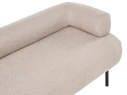 Rechtsseitige Chaiselongue MIRMANDE Stoff Hellbraun_1072688