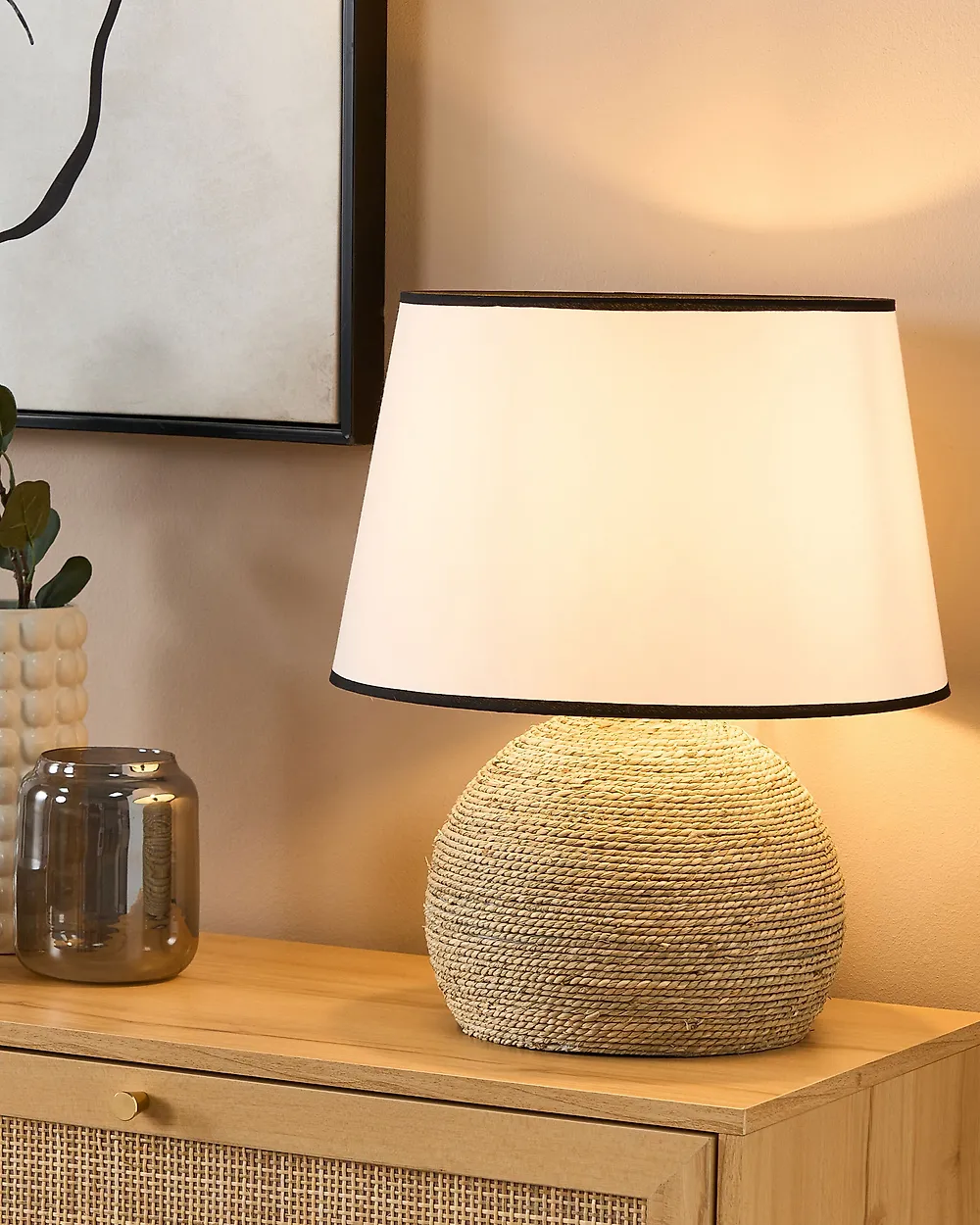 Table Lamp GROWEE Wicker Natural_1172161
