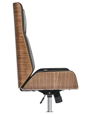 Office Chair PLIORA Faux Leather Black_1081192