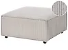 Ottomane ARDAL Cord Taupe