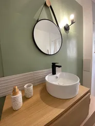 Basin Mixer Tap IRUPU Brass Black_817549