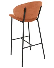 Set of 2 Bar Chairs KIANA Orange_908133