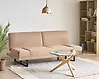 Schlafsofa 2-Sitzer YORK Bouclé Beige