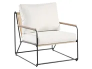 Gartensofa Set 5-Sitzer VENARIA mit Tischen Metall Beige / Schwarz_1053960
