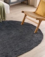 Rug DEMIRCI Black 160 x 230 cm Jute_886459