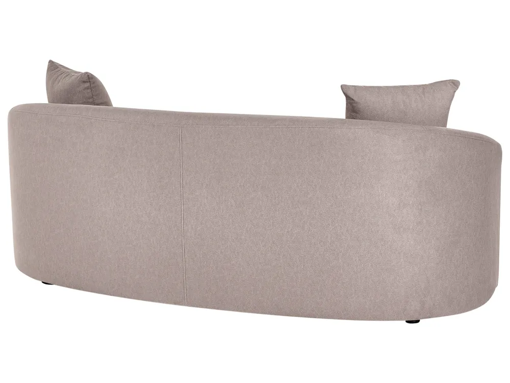 Sofa AMAL mit Ottomane Stoff Taupe_1143361