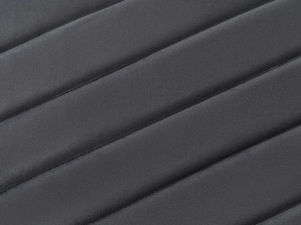 Schlafsofa 3-Sitzer SENJA Samtstoff Schwarz_707194