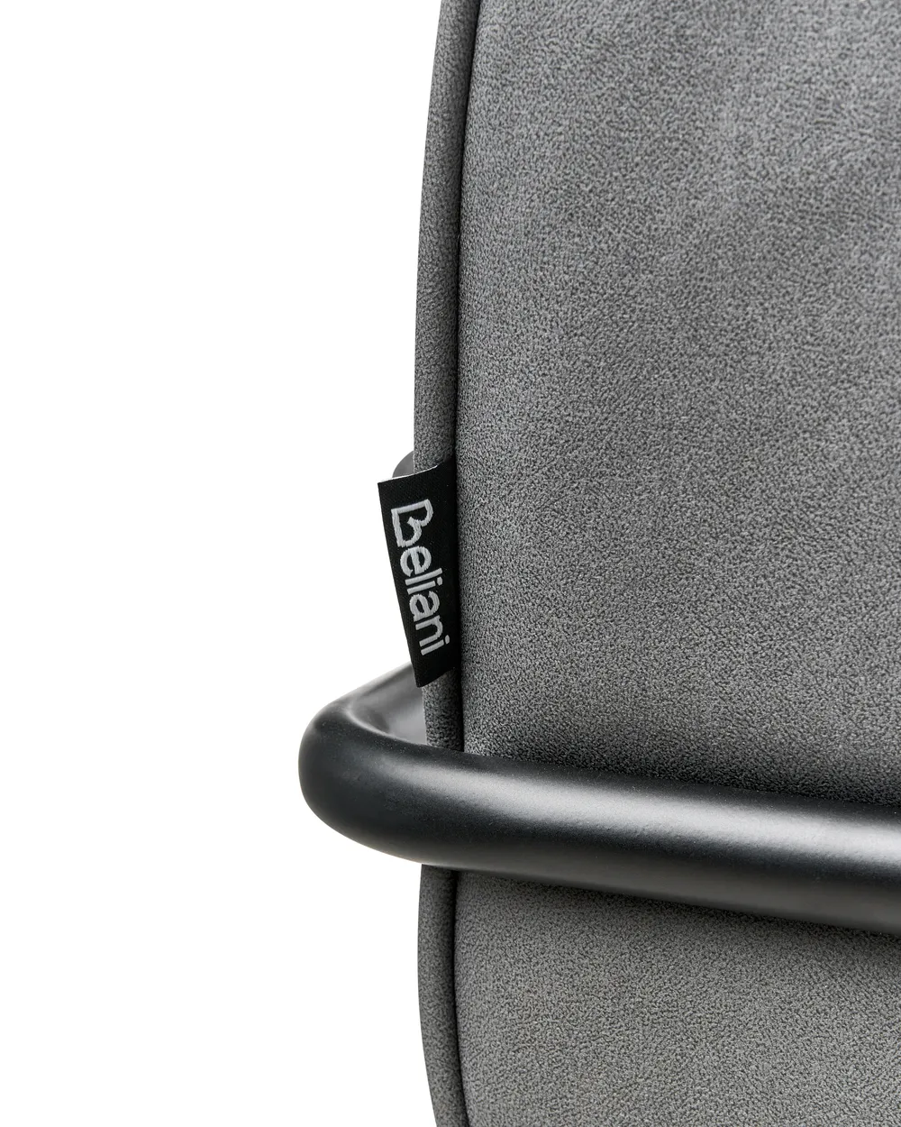 Schreibtischstuhl PAWNEE Samtstoff Grau_1016754