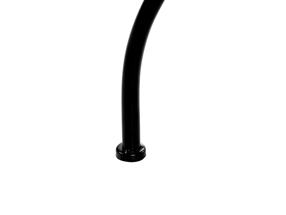 Outdoor Bistrotisch CHAPECO 60 cm 60 cm Metall Schwarz_986272