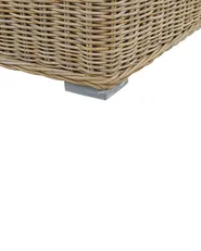 Gartensessel 2er Set ARDEA Rattan Hellbraun_785379