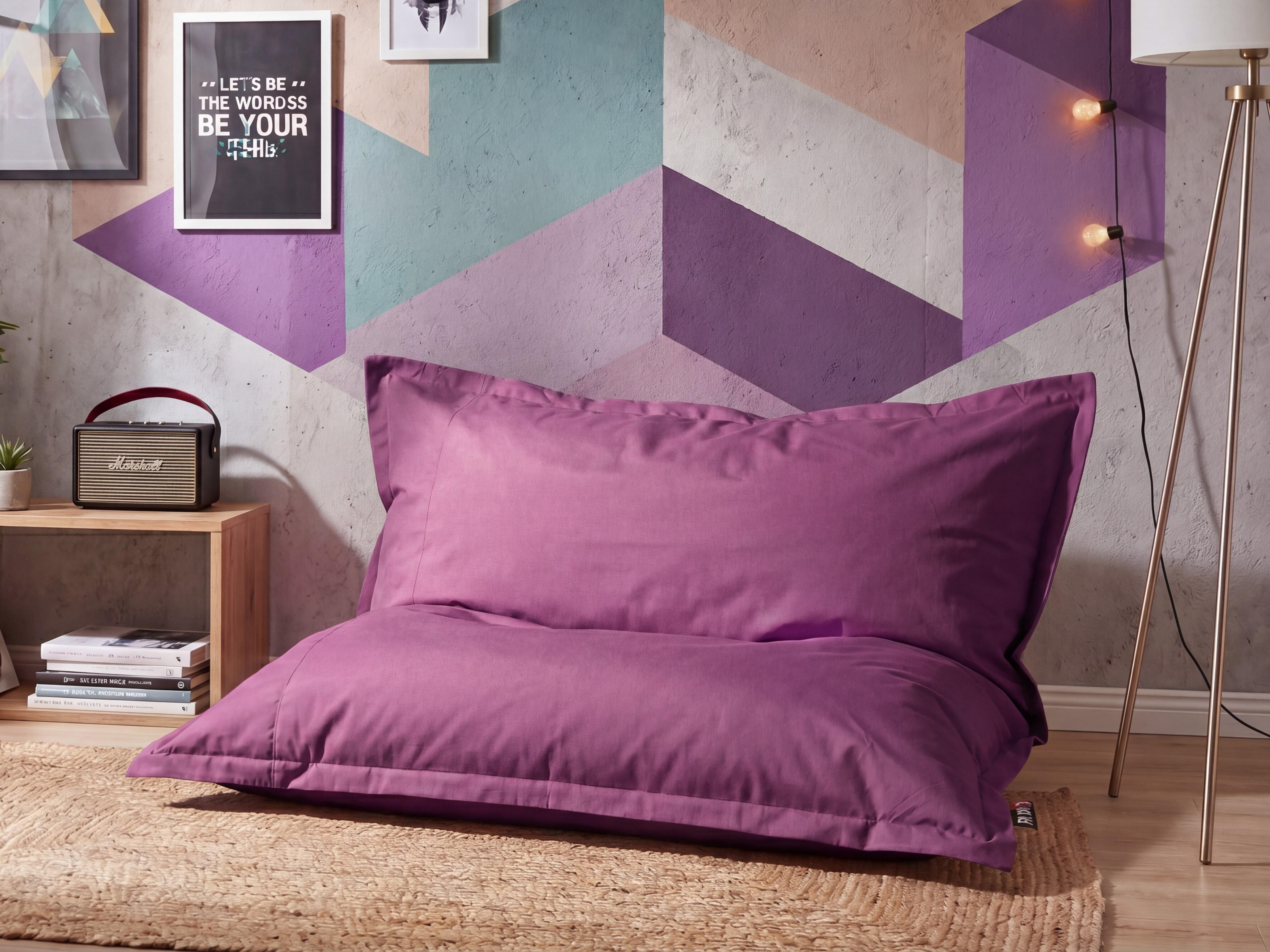 Torba za sedež 300 L FUZZY 140 cm 180 cm Vijolična