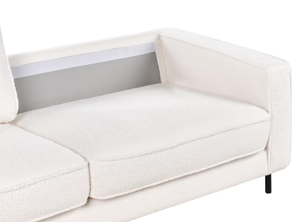 Sofa Set 4-Sitzer SAVALEN Bouclé Weiß_964505