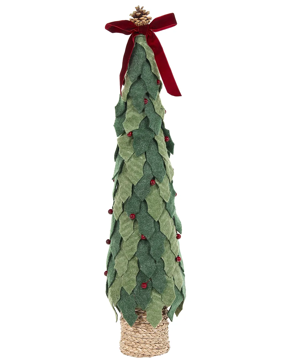 Set of 2 Figurines SIMONIEMI 55/75 cm Christmas Tree Green_1156673