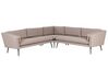 Garden Corner Sofa 5 Seater LORETELLO Beige