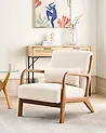 Sessel SKOVDE Stoff Hellbeige