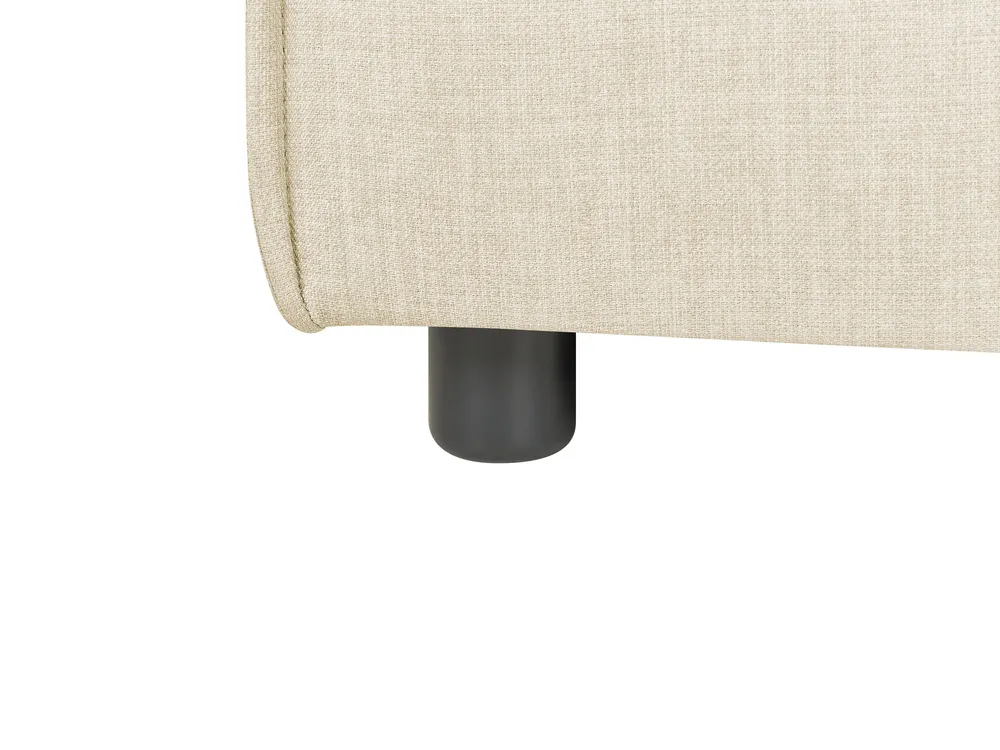 Modul Ecksofa 3-Sitzer APRICA Kunstleinen Beige rechtsseitig_856838