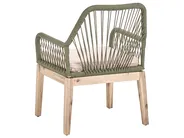 Gartenmöbel Set 6-Sitzer OLBIA Olivgrün_1073656