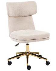 Desk Chair GRANBY Boucle Light Beige_1060390