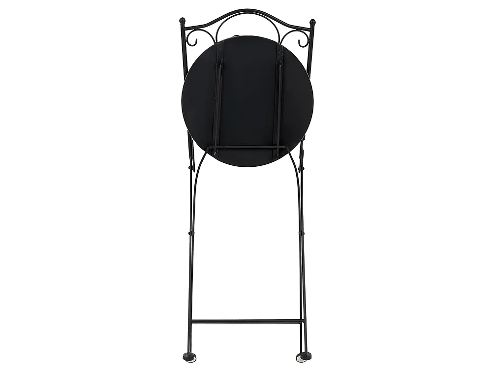Bistro Set SIPONTO Metall Weiß / Blau_1155722
