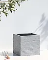 Blumenkübel PAROS 30 cm Hellgrau