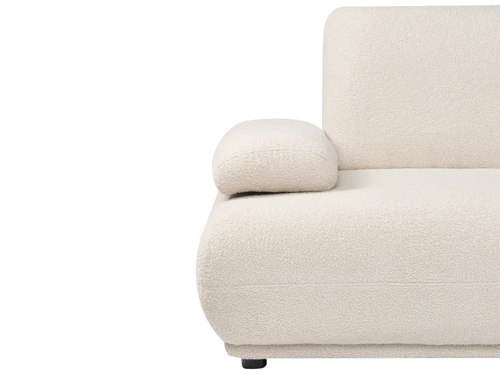 Sofa 2-Sitzer NACKA Bouclé Cremeweiß_1056799