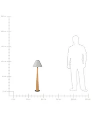 Stehlampe ALIGIDE Holz Naturfarben_1016935